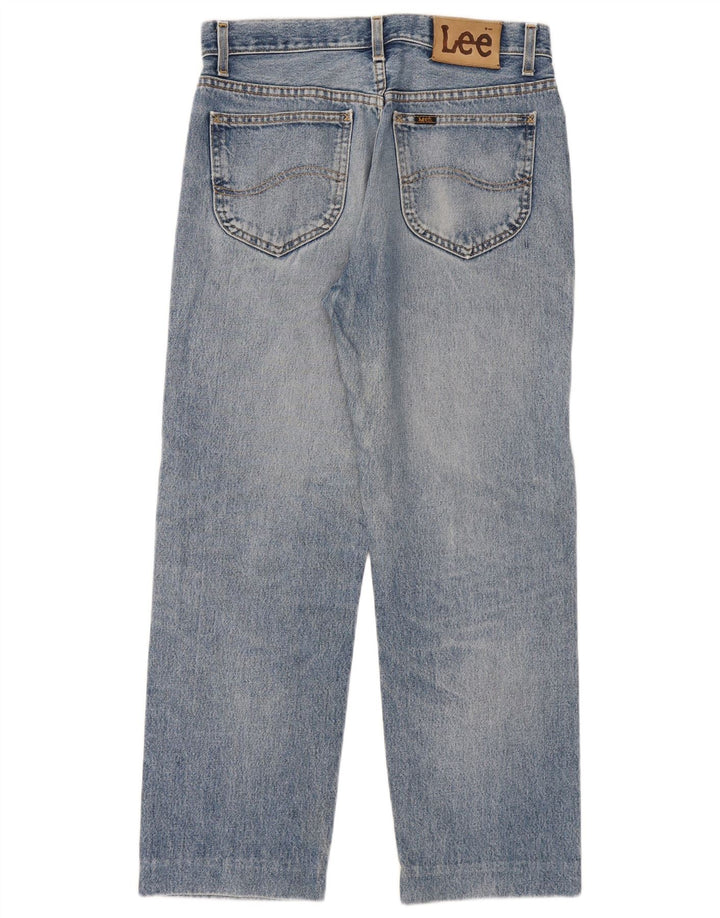 Lee Womens Chicago Straight Jeans W32 L29 Blue Cotton