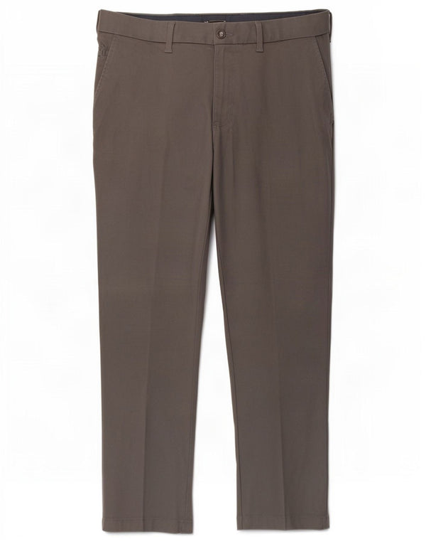 Marks & Spencer Mens Blue Harbour Tapered Chino Trousers W36 L29 Grey