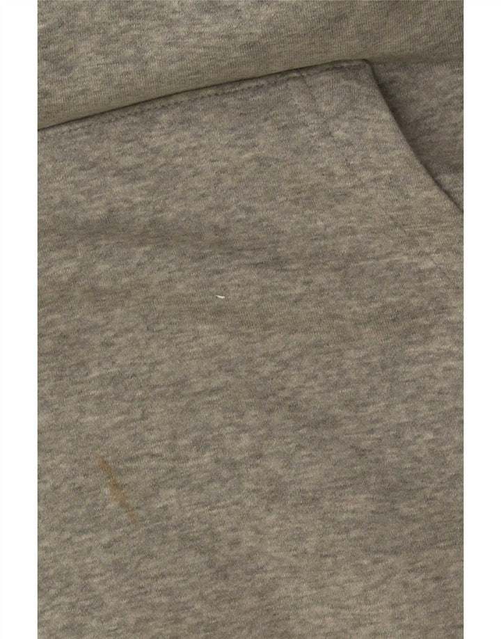Nike Mens Graphic Hoodie Jumper Large Grey Cotton