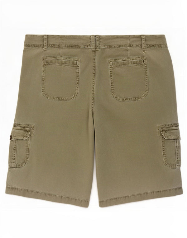 American Eagle Outfitters Womens Stretch Cargo Shorts W38 XL Khaki Cotton