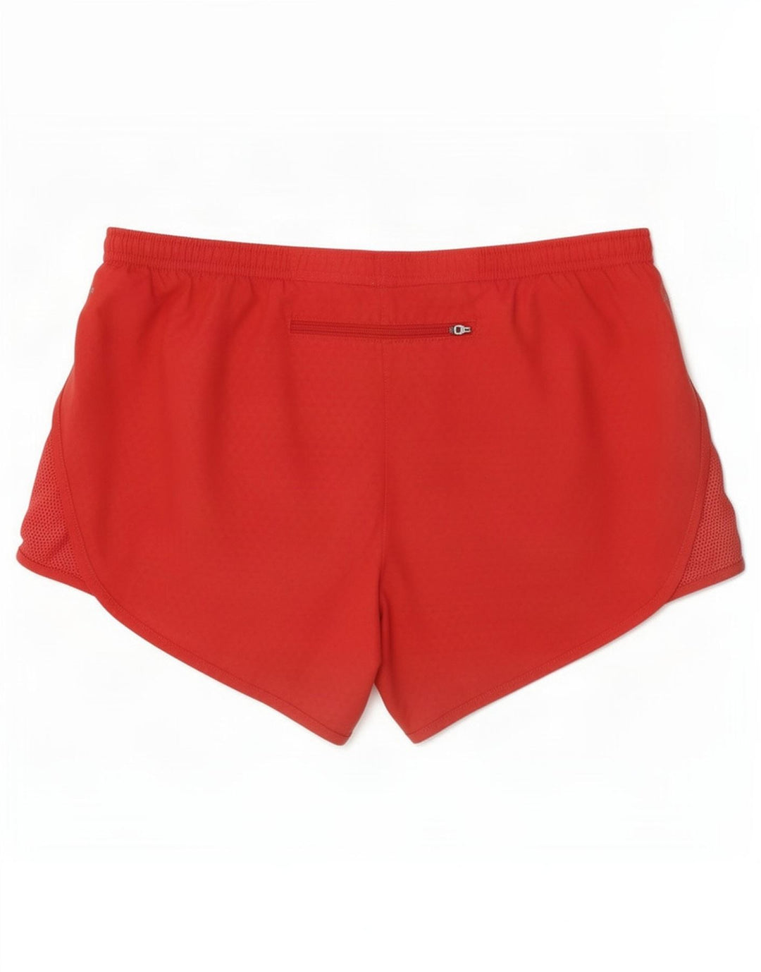 Nike Womens Sport Shorts UK 14 Medium Red Polyester