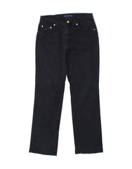 TRUSSARDI Womens Straight Casual Trousers  W28 L28 Navy Blue