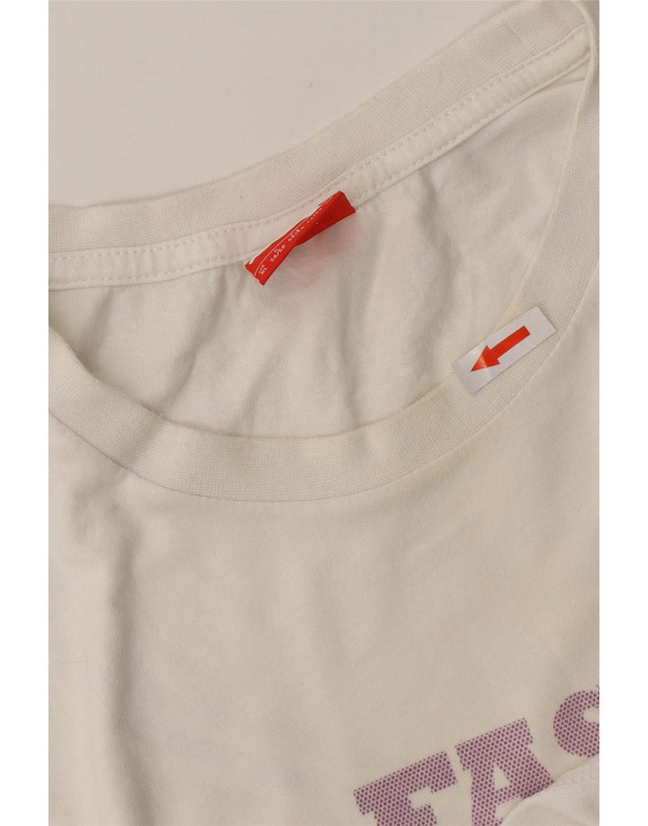 PUMA Mens Graphic T-Shirt Top XL White