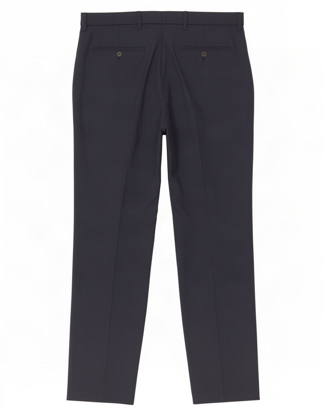 Marks & Spencer Mens Regular Suit Trousers W34 L30 Navy Blue Polyester