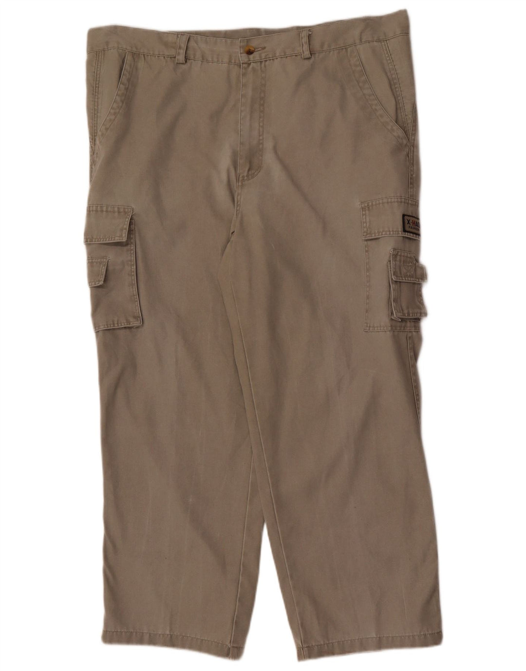 Vintage Mens Straight Cargo Trousers Size 40 W40 L27 Khaki
