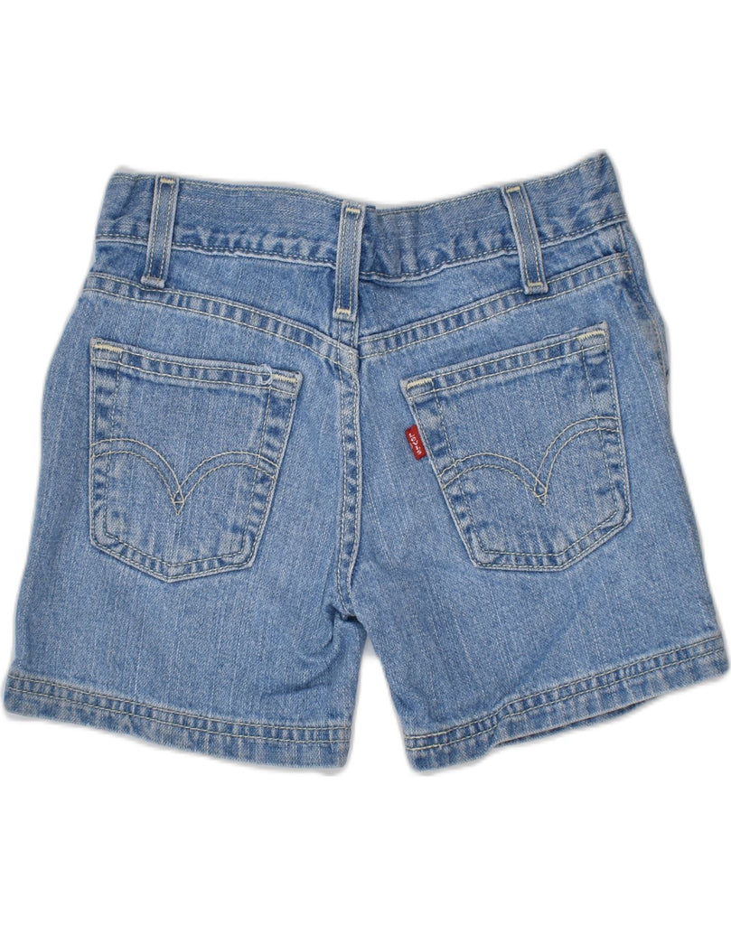 LEVI'S Girls Denim Shorts 7-8 Years W24 Blue Cotton | Vintage Levi's | Thrift | Second-Hand Levi's | Used Clothing | Messina Hembry 