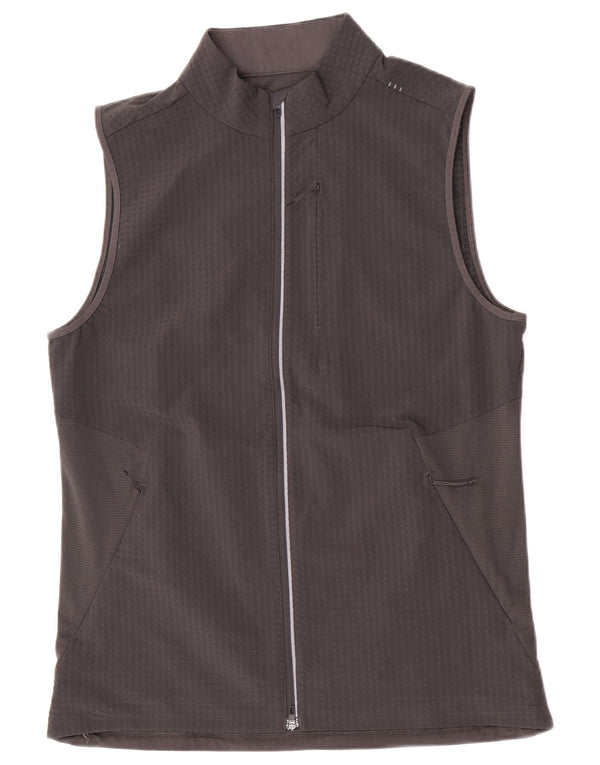 Lululemon Mens Sleeveless Tracksuit Top Jacket Medium Grey