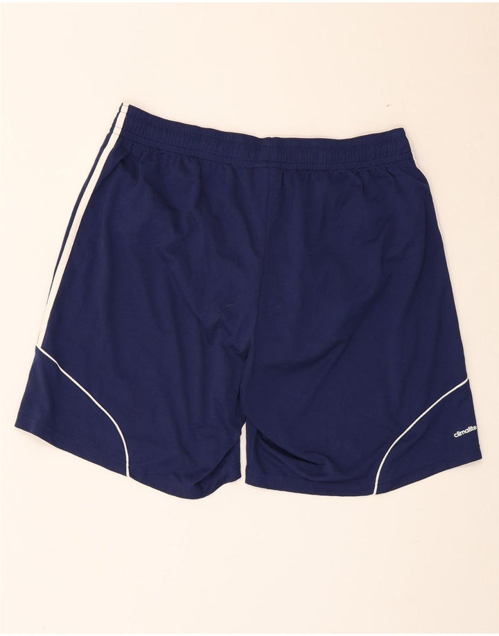 Adidas Mens Climalite Sport Shorts XL Navy Blue Polyester