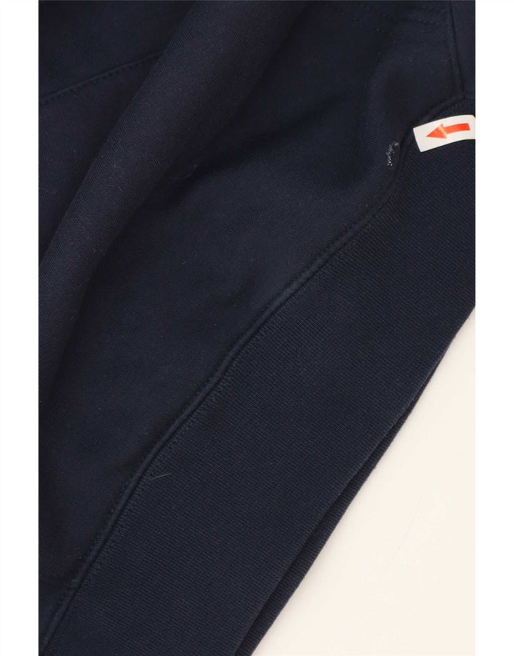 Champion Mens Hoodie Jumper Small Navy Blue Cotton