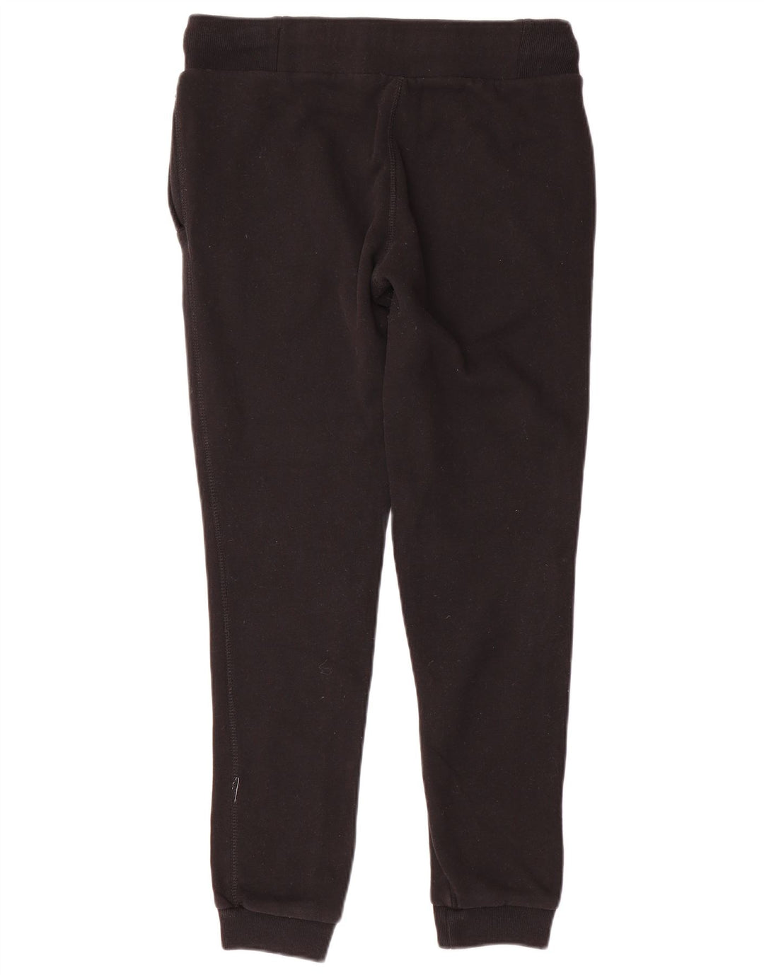 SUPERDRY Womens Graphic Tracksuit Trousers Joggers UK 6 XS Black Cotton