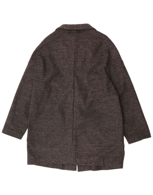 Esprit Womens Longline Loose Fit Cardigan Sweater UK 16 Large Grey Flecked