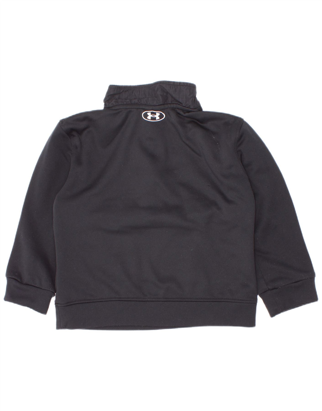 Under Armour Boys Graphic Zip Neck Sweatshirt Jumper 2-3 Years Black