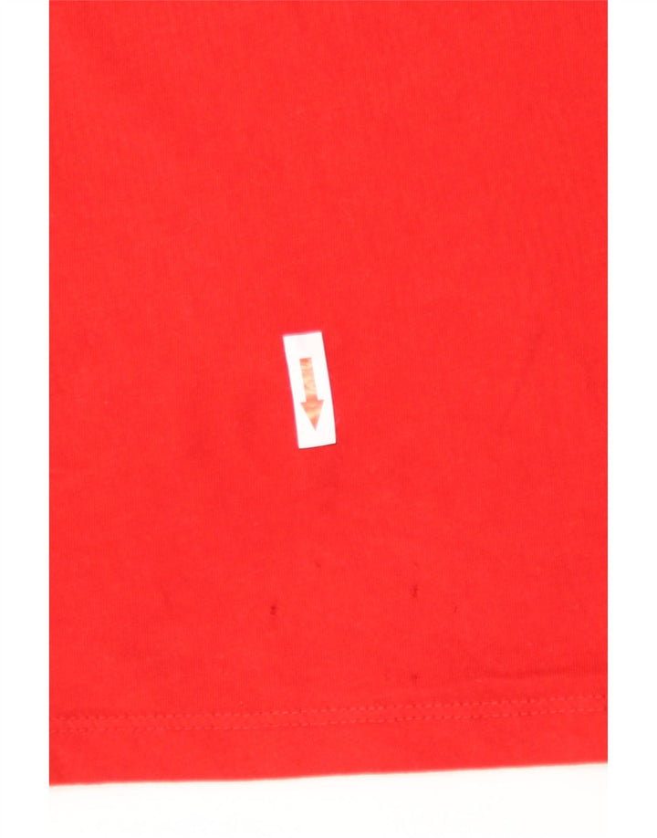 Tommy Hilfiger Womens T-Shirt Top UK 14 Large Red