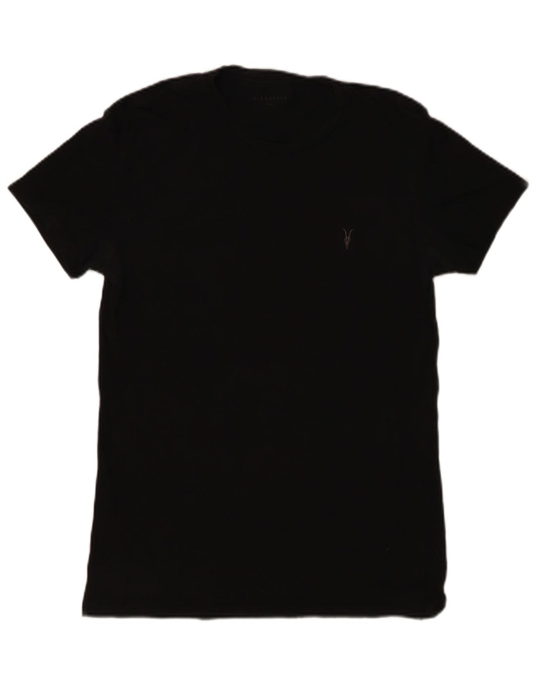 ALL SAINTS Mens T-Shirt Top Small Black Cotton