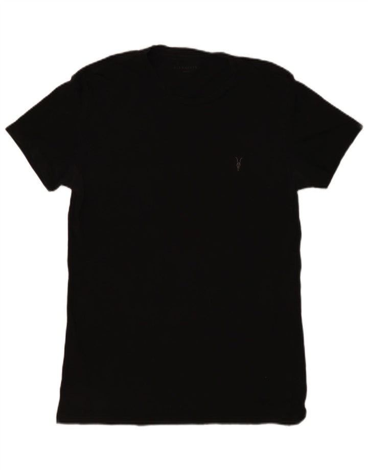 ALL SAINTS Mens T-Shirt Top Small Black Cotton