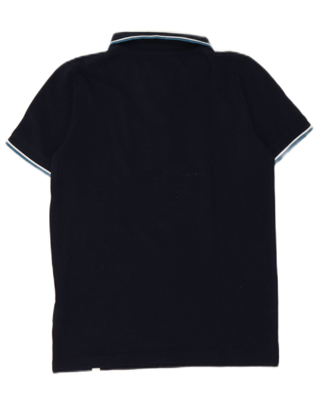 PENGUIN Boys Polo Shirt 9-10 Years Navy Blue Cotton