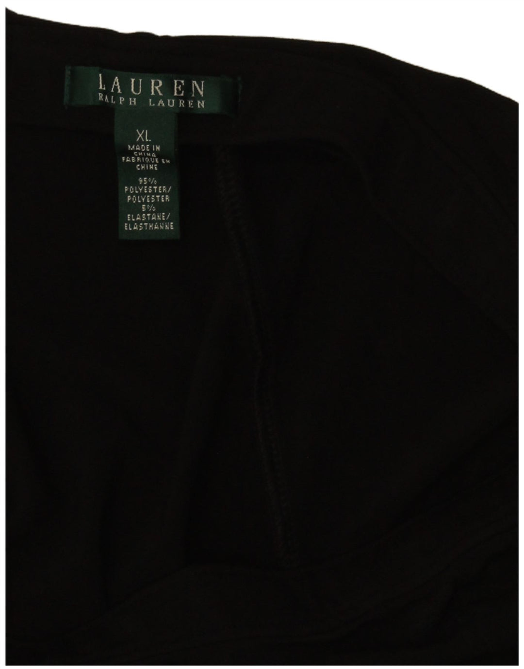 Ralph Lauren Womens Cullotes Shorts XL W40 Black Polyester