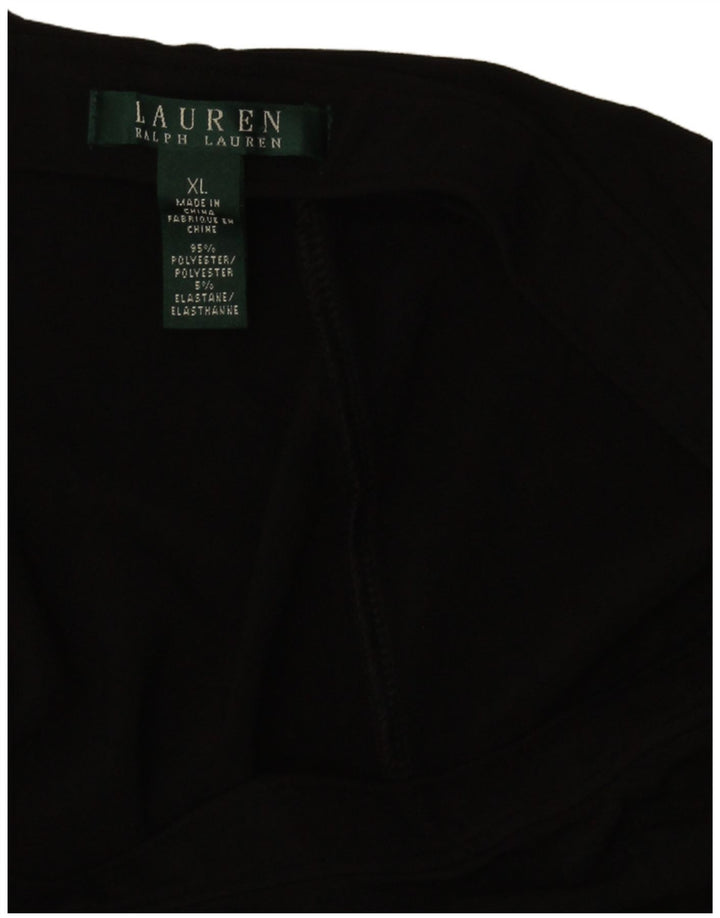 Ralph Lauren Womens Cullotes Shorts XL W40 Black Polyester