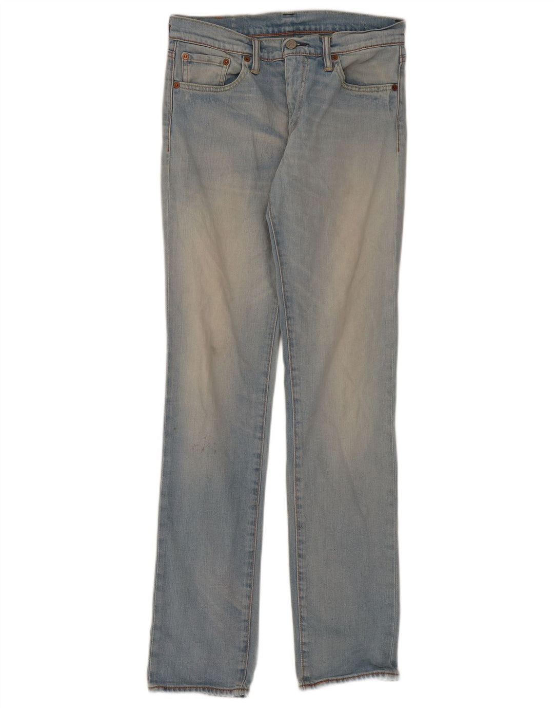 Levi's Womens 511 Slim Jeans W30 L34 Blue Cotton