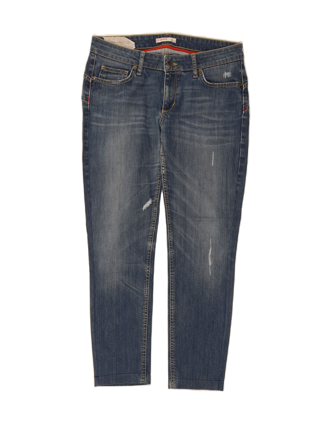 LIU JO Womens Cropped Jeans W32 L26 Blue Vintage Liu Jo and Second-Hand Liu Jo from Messina Hembry 