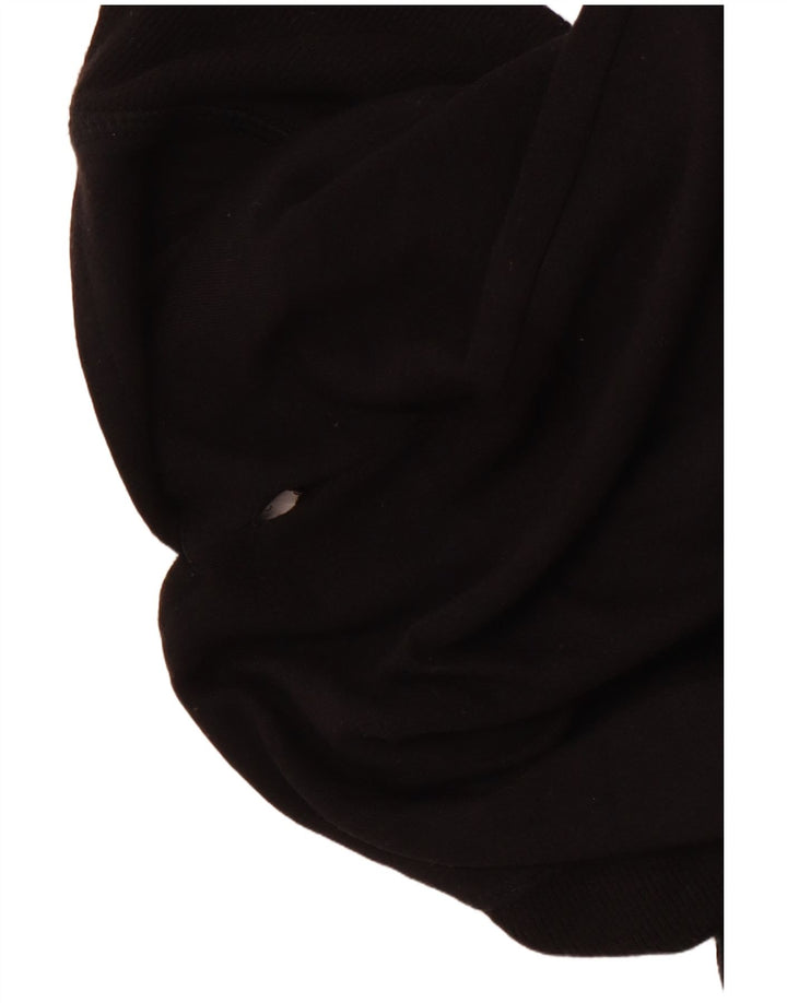 ATHLETA Womens Loose Fit Sweatshirt Jumper uk 10 Small Black Modal