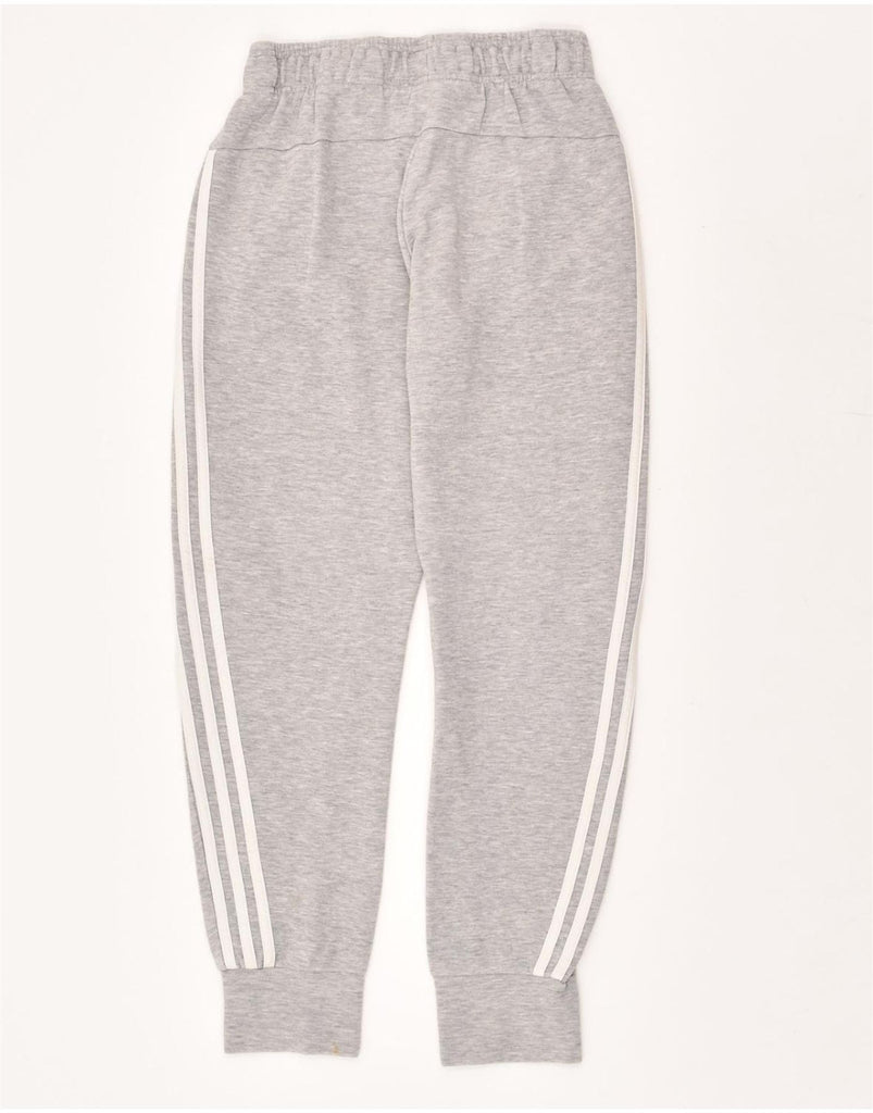 ADIDAS Boys Tracksuit Trousers Joggers 13-14 Years Grey Flecked Cotton | Vintage Adidas | Thrift | Second-Hand Adidas | Used Clothing | Messina Hembry 