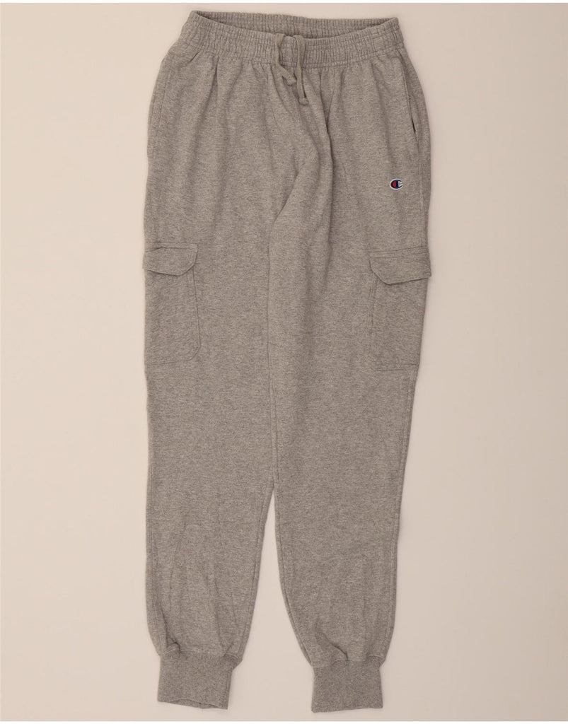 CHAMPION Mens Cargo Tracksuit Trousers Joggers Medium  Grey Cotton Vintage Champion and Second-Hand Champion from Messina Hembry 