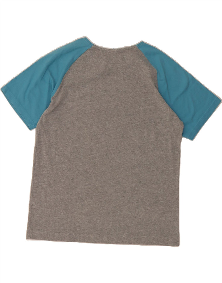 PUMA Boys Graphic T-Shirt Top 13-14 Years Grey Colourblock Vintage Puma and Second-Hand Puma from Messina Hembry 