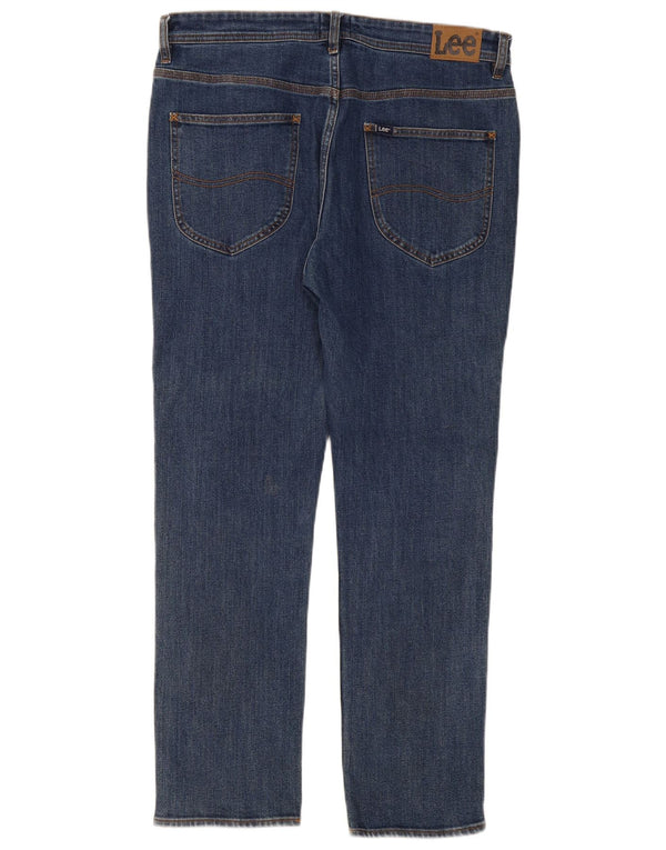 Lee Womens Slim Jeans W34 L30 Blue Cotton