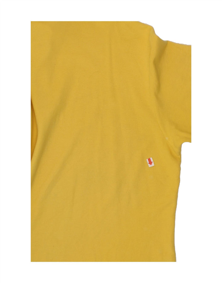 FILA Mens Polo Shirt IT 56 2XL Yellow Vintage Fila and Second-Hand Fila from Messina Hembry 