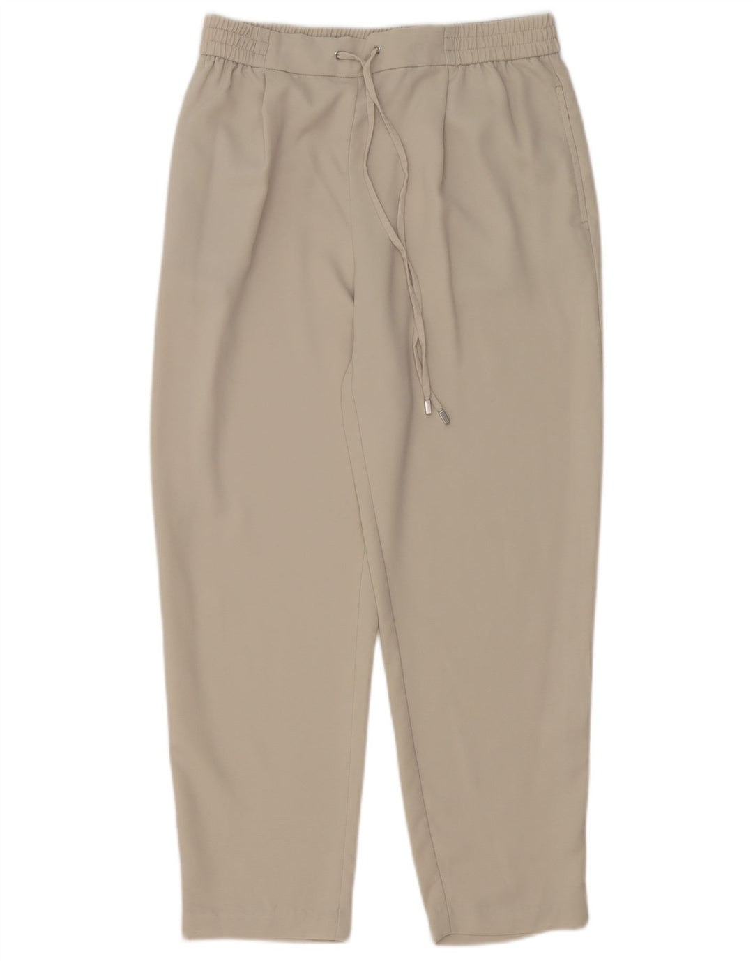 Zara Womens Tapered Casual Trousers Small W26 L25 Grey Polyester