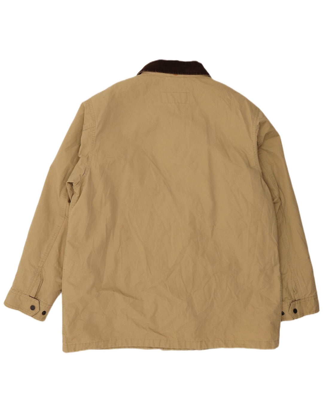 Timberland Mens Windbreaker Jacket UK 42 XL Beige Nylon