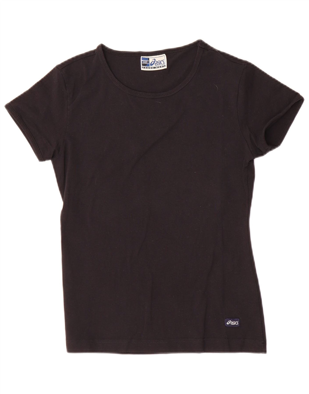 Asics Womens T-Shirt Top UK 8 Small Black
