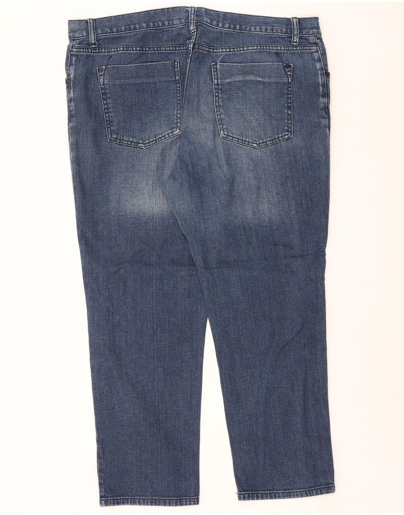 MOSSIMO Womens Boyfriend Crop Skinny Jeans US 16 2XL W40 L27 Blue Cotton Vintage Mossimo and Second-Hand Mossimo from Messina Hembry 