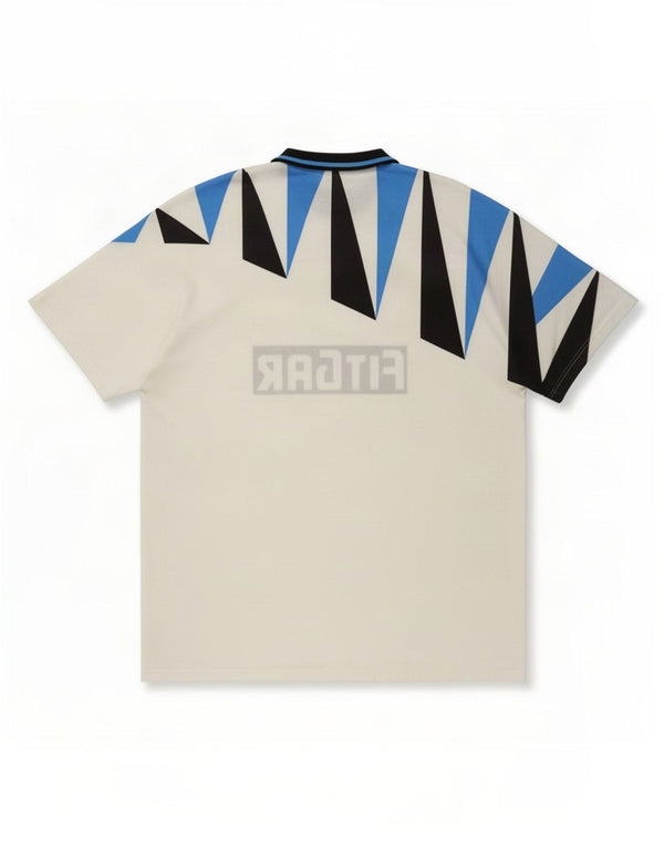 Umbro Mens Inter Milan 1991-92 away Football Shirt XL White Geometric
