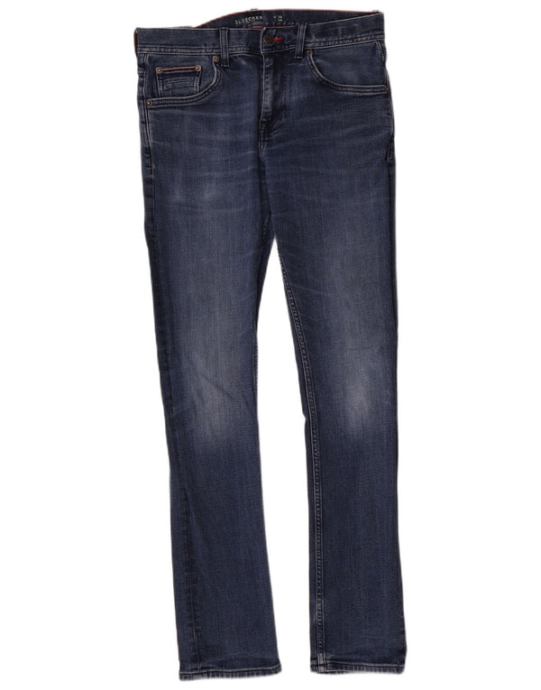 Tommy Hilfiger Womens Bleecker Slim Jeans W30 L32 Blue Cotton