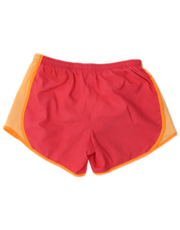 Nike Girls Dri Fit Sport Shorts 13-14 Years XL Pink Colourblock