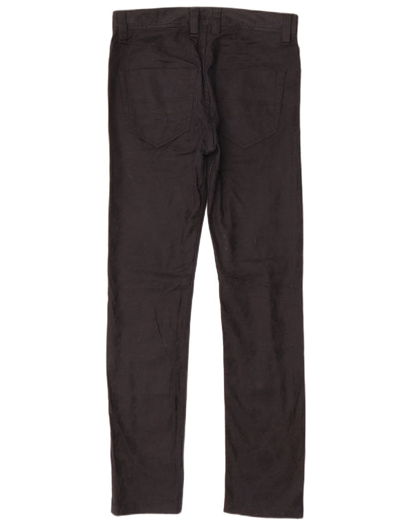 Diesel Womens Slim Casual Trousers W28 L31 Black Cotton