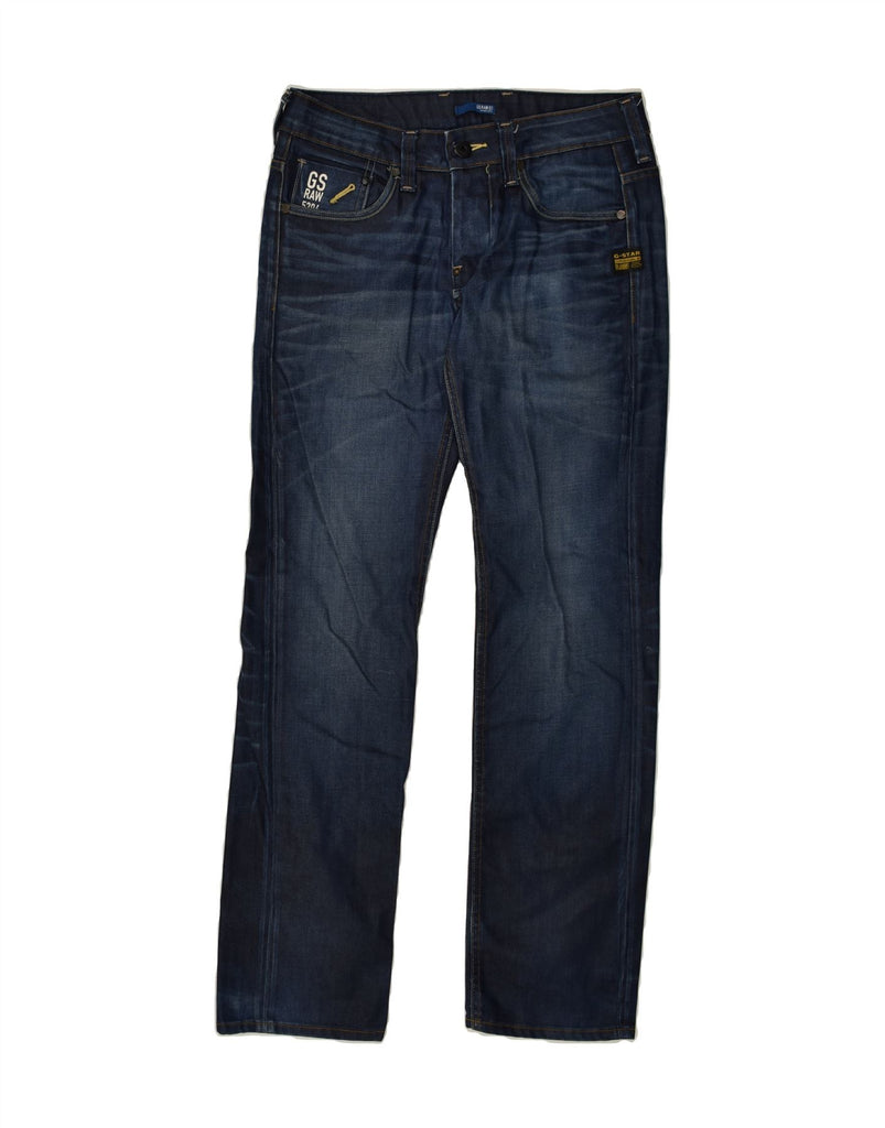 G-STAR Mens Straight Jeans W30 L32  Navy Blue Cotton Vintage G-Star and Second-Hand G-Star from Messina Hembry 