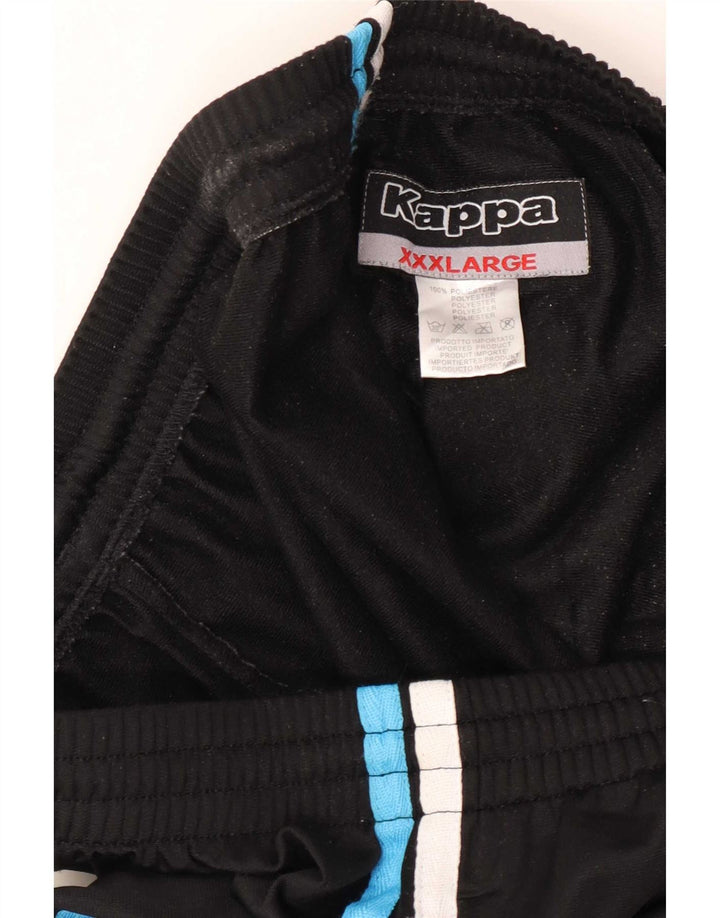 Kappa Womens Tracksuit Trousers UK 22 3XL Black Polyester