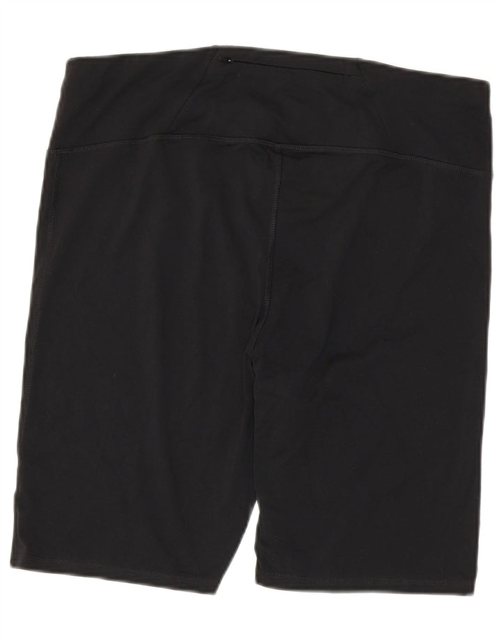 Marks & Spencer Womens Sport Shorts UK 18 XL Black Polyester