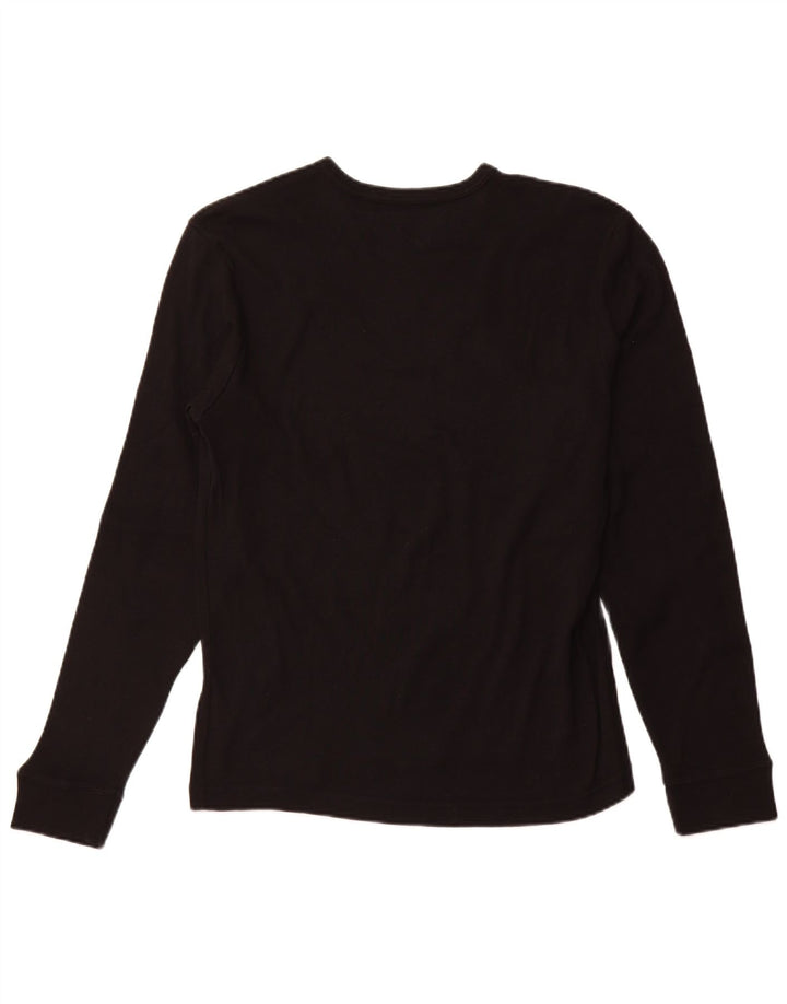 LEE Mens Top Long Sleeve XL Black Cotton