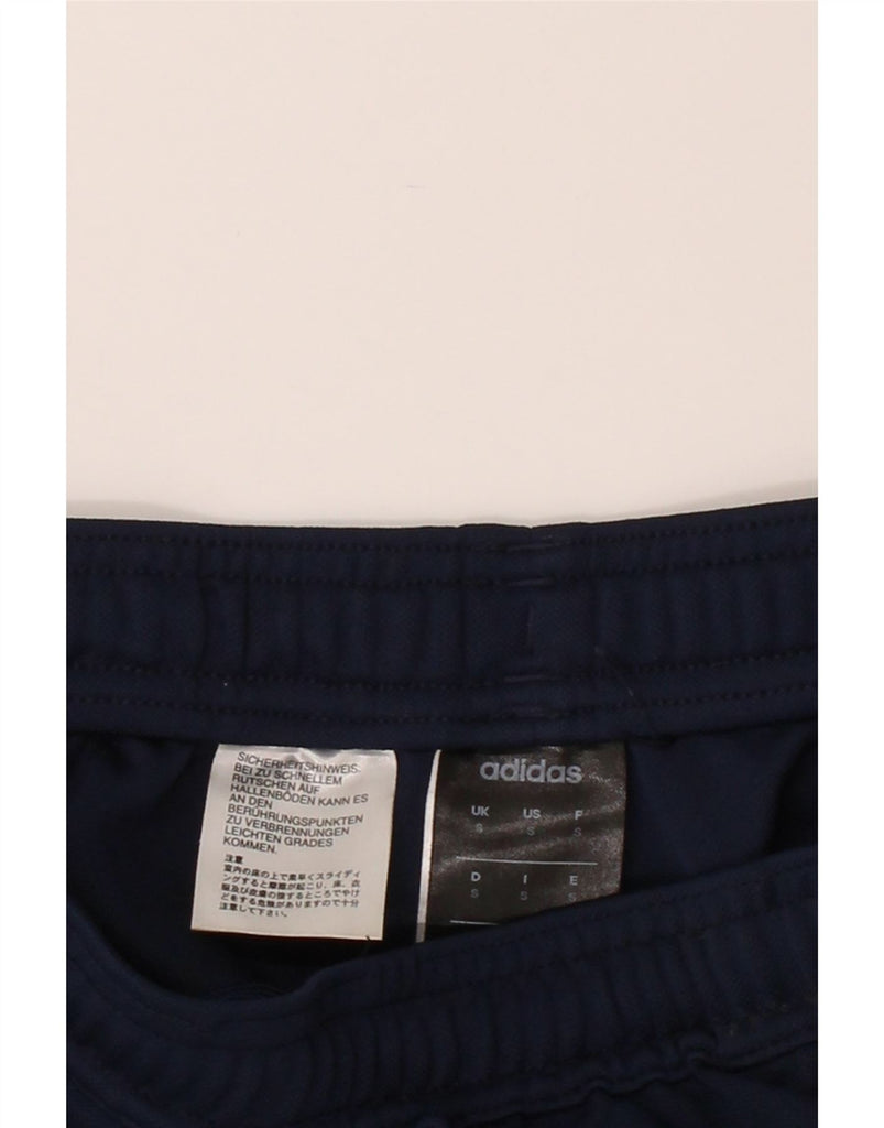 ADIDAS Womens Tracksuit Trousers UK 8 Small  Navy Blue Polyester Vintage Adidas and Second-Hand Adidas from Messina Hembry 