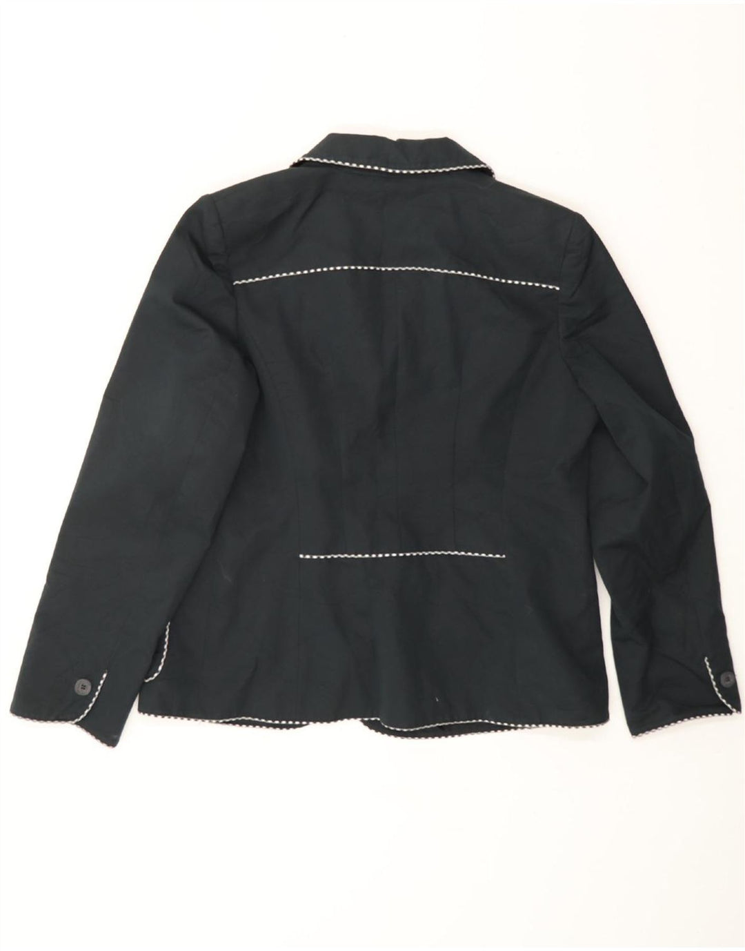 MARINA RINALDI Womens 2 Button Blazer Jacket Size 19 Small Navy Blue Vintage Marina Rinaldi and Second-Hand Marina Rinaldi from Messina Hembry 