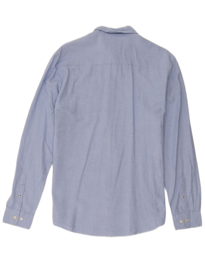 Jack & Jones Mens Slim Fit Shirt Large Blue Cotton