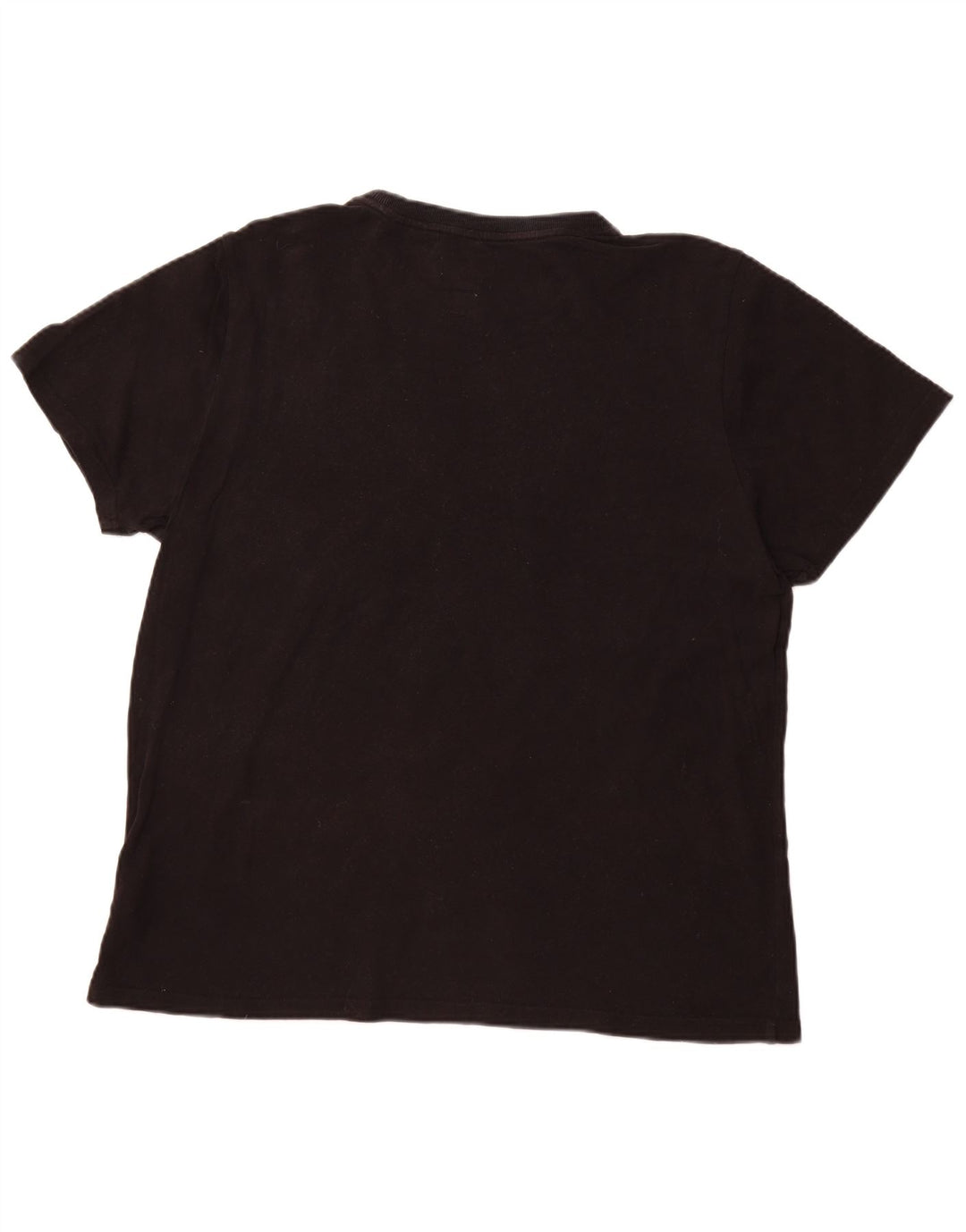 SUPERDRY Mens Graphic T-Shirt Top 2XL Black Cotton