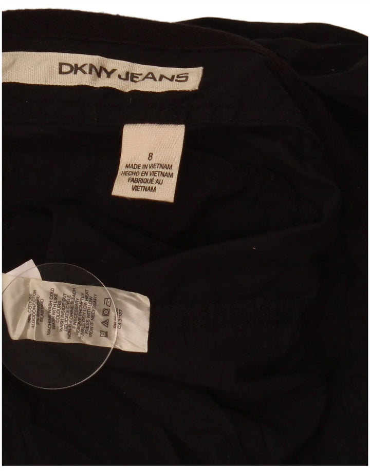 Dkny Womens Cargo Shorts US 8 Medium W33 Black Cotton