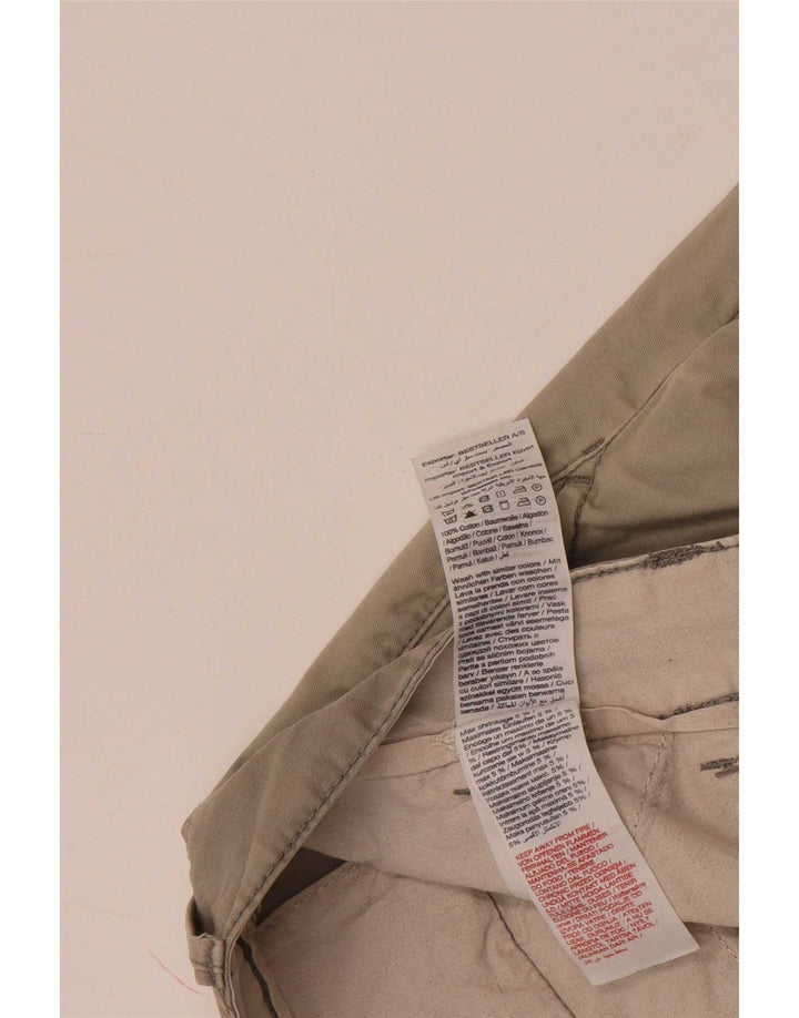 Jack & Jones Mens Regular Fit Chino Shorts Large W36  Grey Cotton