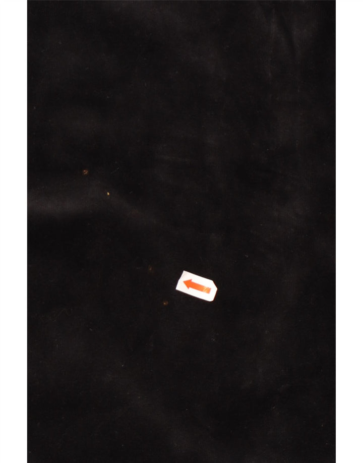 L.L.BEAN Womens Velvet A-Line Skirt Medium W28 Black Cotton