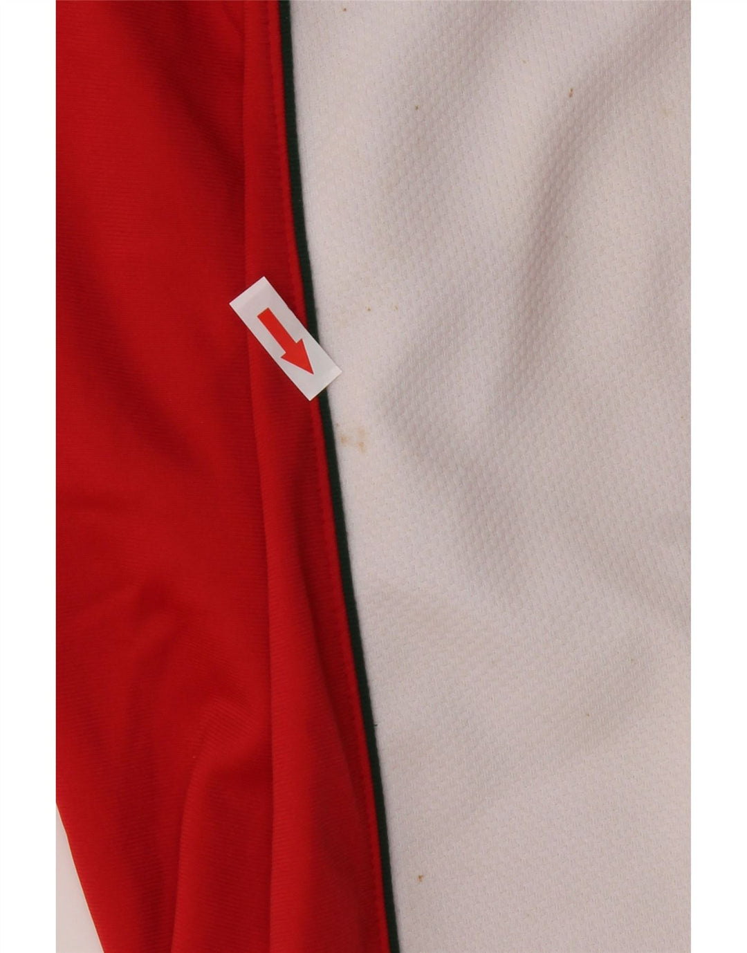 Vintage Womens Tracksuit Trousers IT 40 Small Red Colourblock Polyester